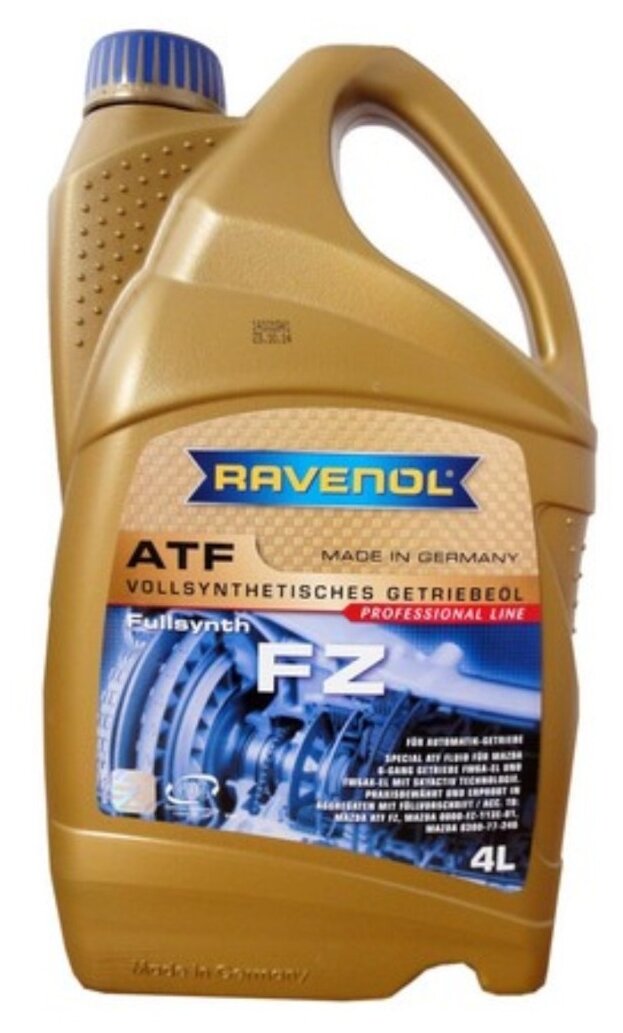 Трансмиссионное масло Ravenol ATF FZ, синтетическое, 4 л