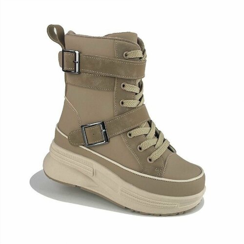 Ботинки Jong Golf, размер 35, хаки детские ботинки ботинки для девочек зимние теплые ботинки из искусственной кожи детские ботинки обувь для девочек детская обувь