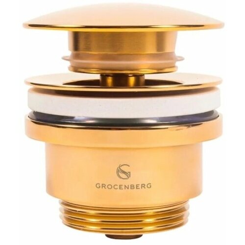 Донный клапан Grocenberg GB106 Золото донный клапан grocenberg gb106mg матовый золото