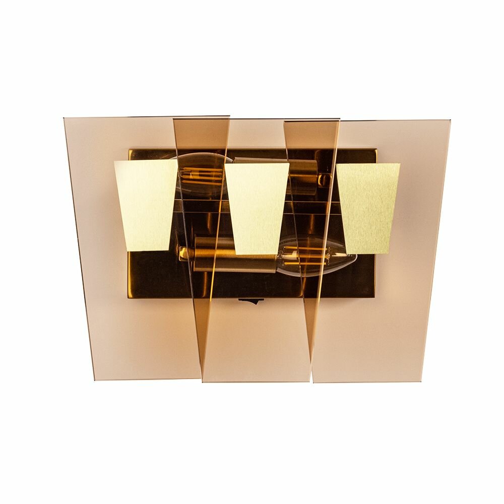 Настенный светильник Arte Lamp SOPHIA A4066AP-2PB E14 80 Вт металл стекло медный