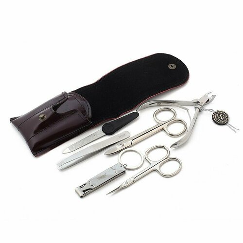 Маникюрный набор, Zinger, 6 предметов, дорожный