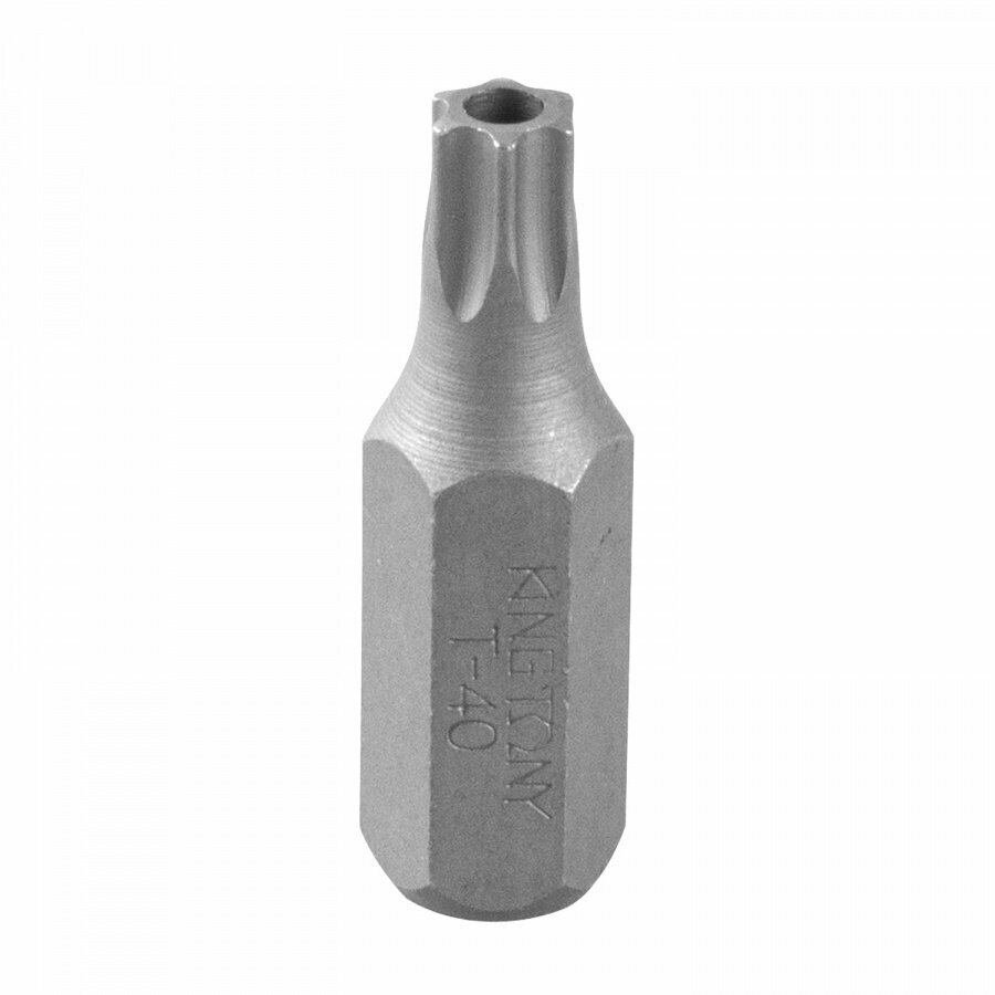 Вставка  бита  торцевая 10 мм  TORX  Т40  L   36 мм  с отверстием KING TONY 163640U