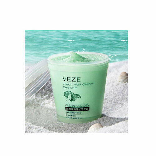 Скраб Veze Clean Hair Cream Sea Salt для кожи головы и волос с морской солью 250 г 322₽