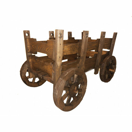 Садовая фигура телега декоративная Баварская 55*80