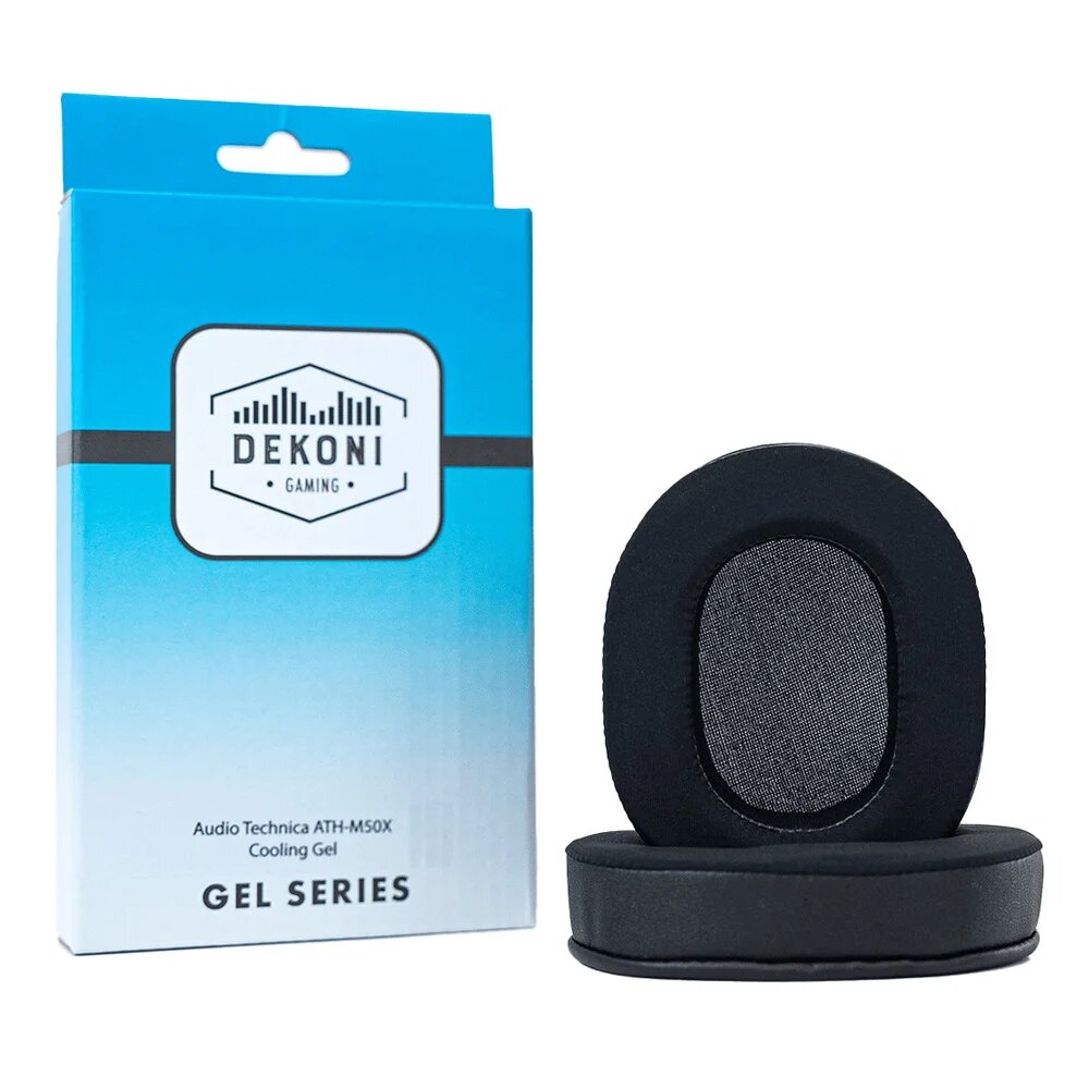 Амбушюры Dekoni Audio Gel Series Earpads for Audio Technica Headphones black сменные