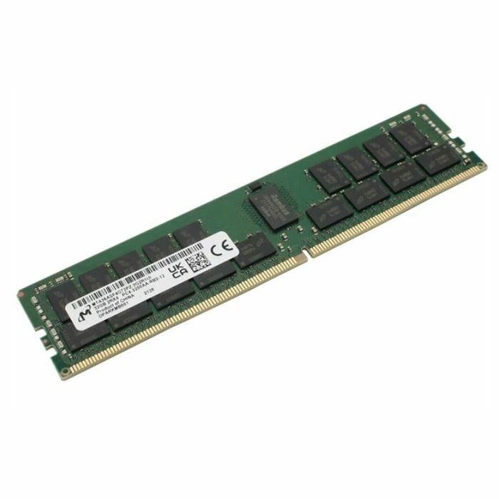 Серверная оперативная память 32Gb DDR4 3200MHz Micron ECC RDIMM (MTA36ASF4G72PZ-3G2) OEM. Память для сервера 32ГБ Micron.