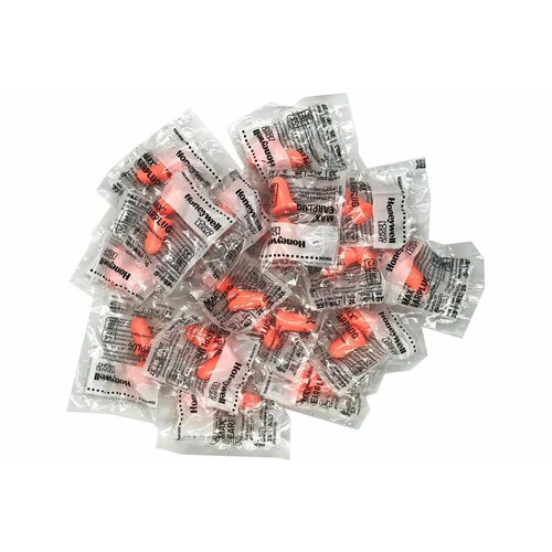 фото Беруши honeywell "макс", шумоподавление 37db, 40 пар, красные