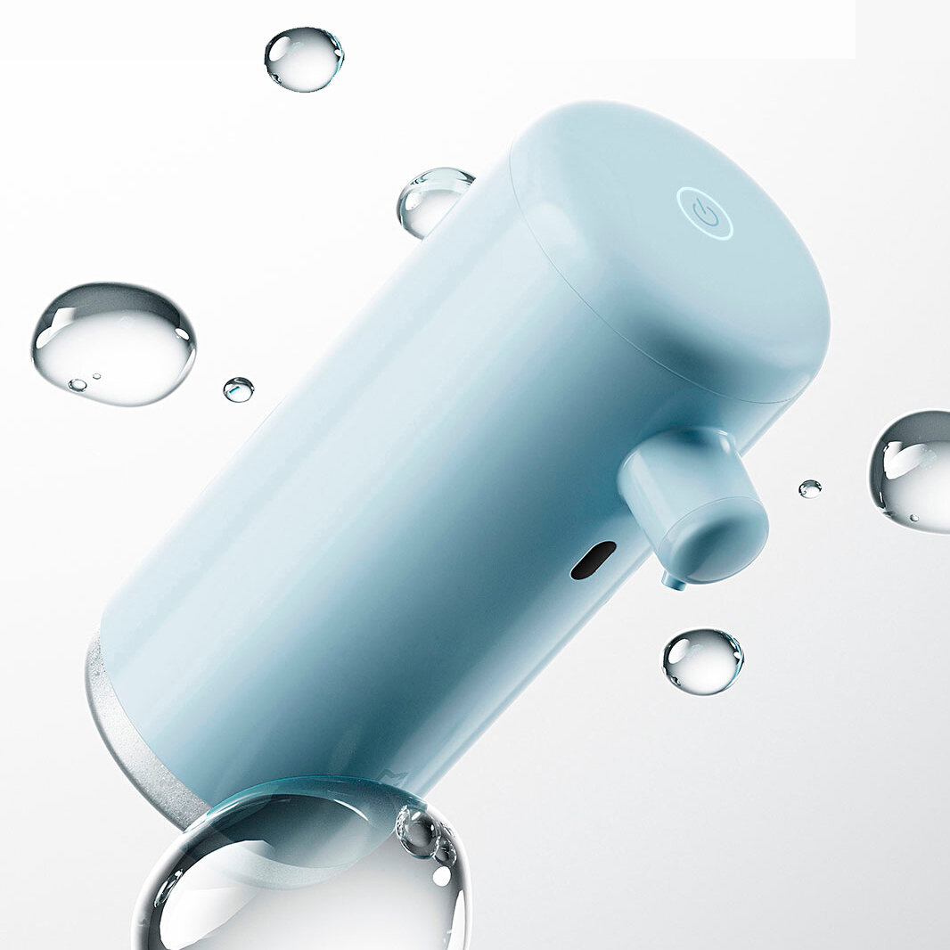 Диспенсеры Для Мыла Xiaomi Автоматический дозатор для жидкого мыла, 320мл, Xiaomi Mijia (MJXSJ06XW), голубой