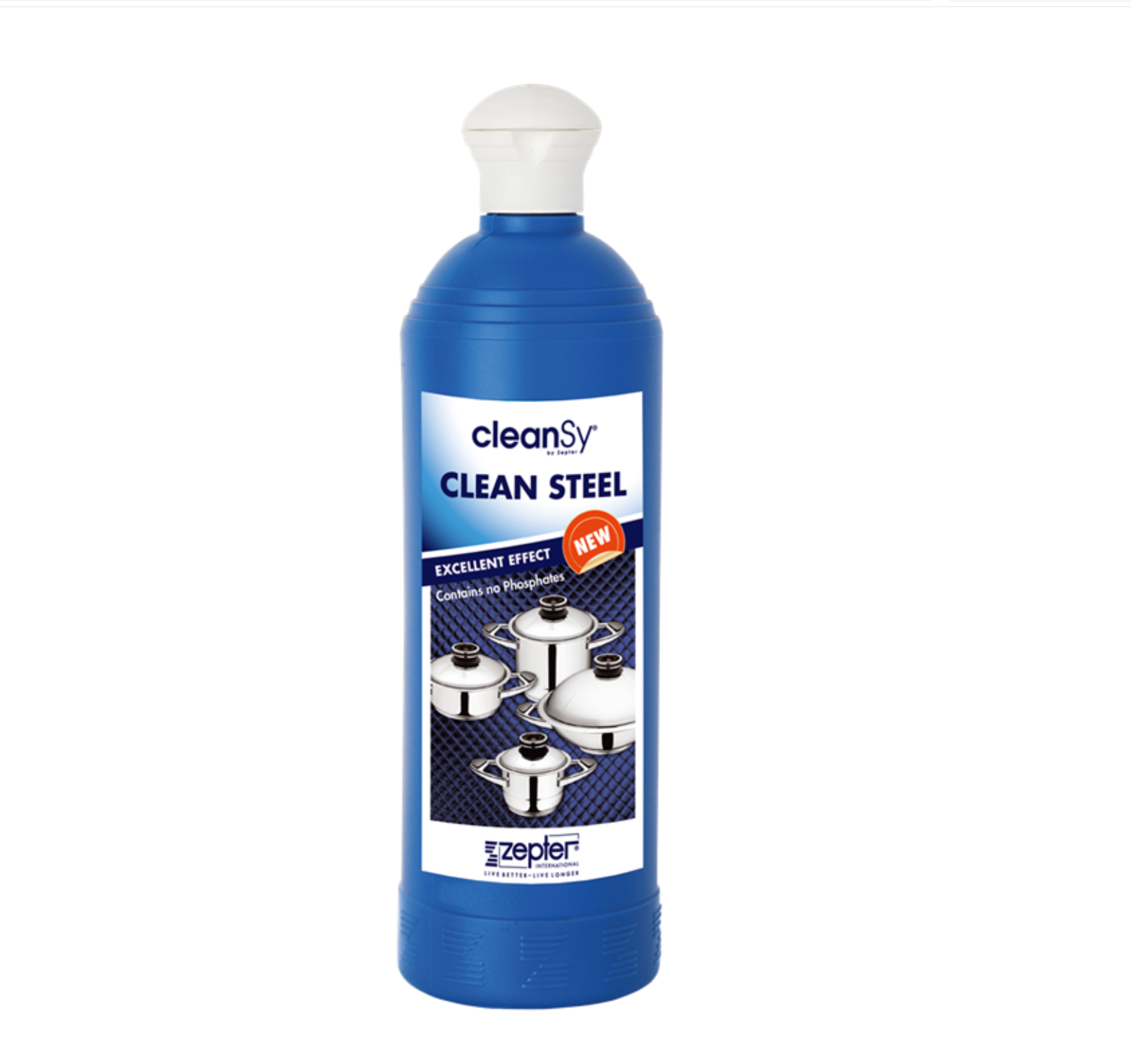 Средство для мытья посуды из нержавеющей стали и сантехники Cleansy / 500мл от Zepter