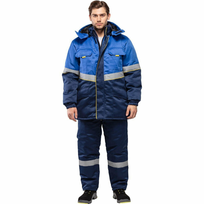 Куртка рабочая зимняя муж з43-КУ вас/син (р.64-66) 194-200(серия З) 2050386