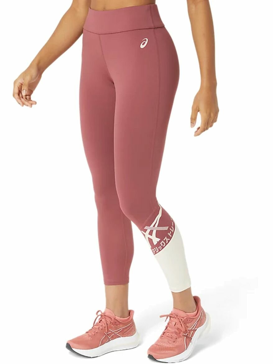Тайтсы ASICS TIGER 7/8 TIGHT, размер M, розовый — фото 1