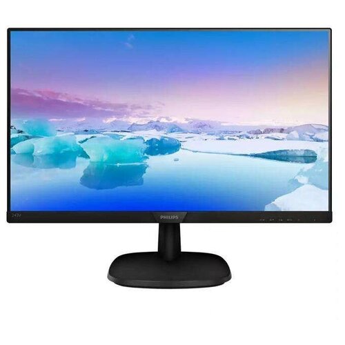 LCD PHILIPS 23.8 243V7QDSB (00 01) черный {IPS 1920x1080 5ms 178 178 250cd 10M:1 D-Sub DVI HDMI}