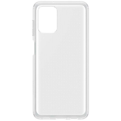 Накладка силикон Soft Clear Cover для Samsung Galaxy A12/M12 Прозрачная (EF-QA125TTEGRU) комплект 2 штук чехол крышка soft clear cover a12 samsung чер ef qa125tbegru