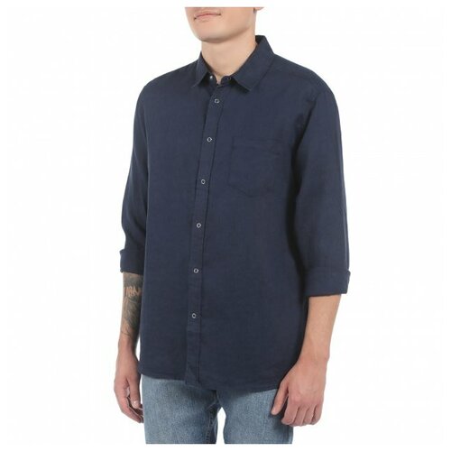 Рубашка Maison David, размер XXL, синий рубашка maison david размер xxl синий