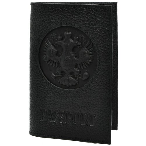 Обложка для паспорта 3D Герб круг Passport Mashinokom ODD015Black