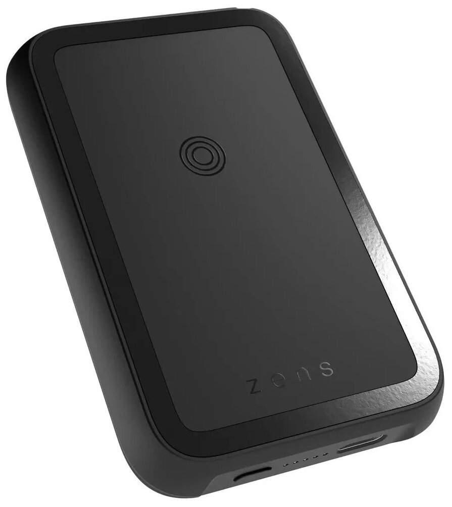 Внешний аккумулятор Zens Magnetic Dual Wireless 4000 мАч (ZEPP03M00), чёрный