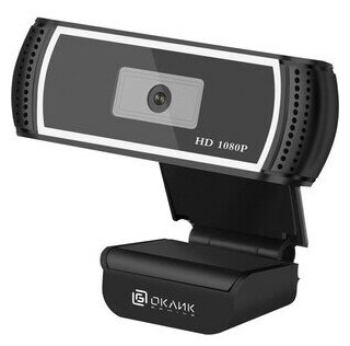 Камера Web Oklick OK-C013FH черный 2Mpix (1920x1080) USB2.0 с микрофоном (OK-C013FH)