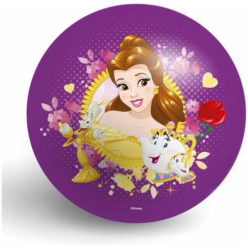 Игровой мяч «Принцессы Диснея» Белль, надувной, 22 см