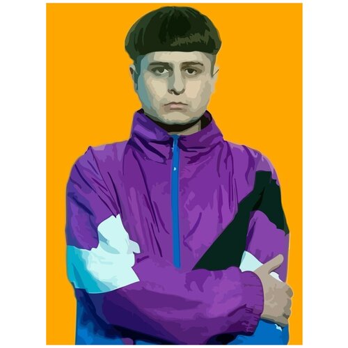 Картина по номерам на холсте музыка OLIVER TREE - 7912 В 30x40 картина по номерам музыка oliver tree 7914 г 60x40