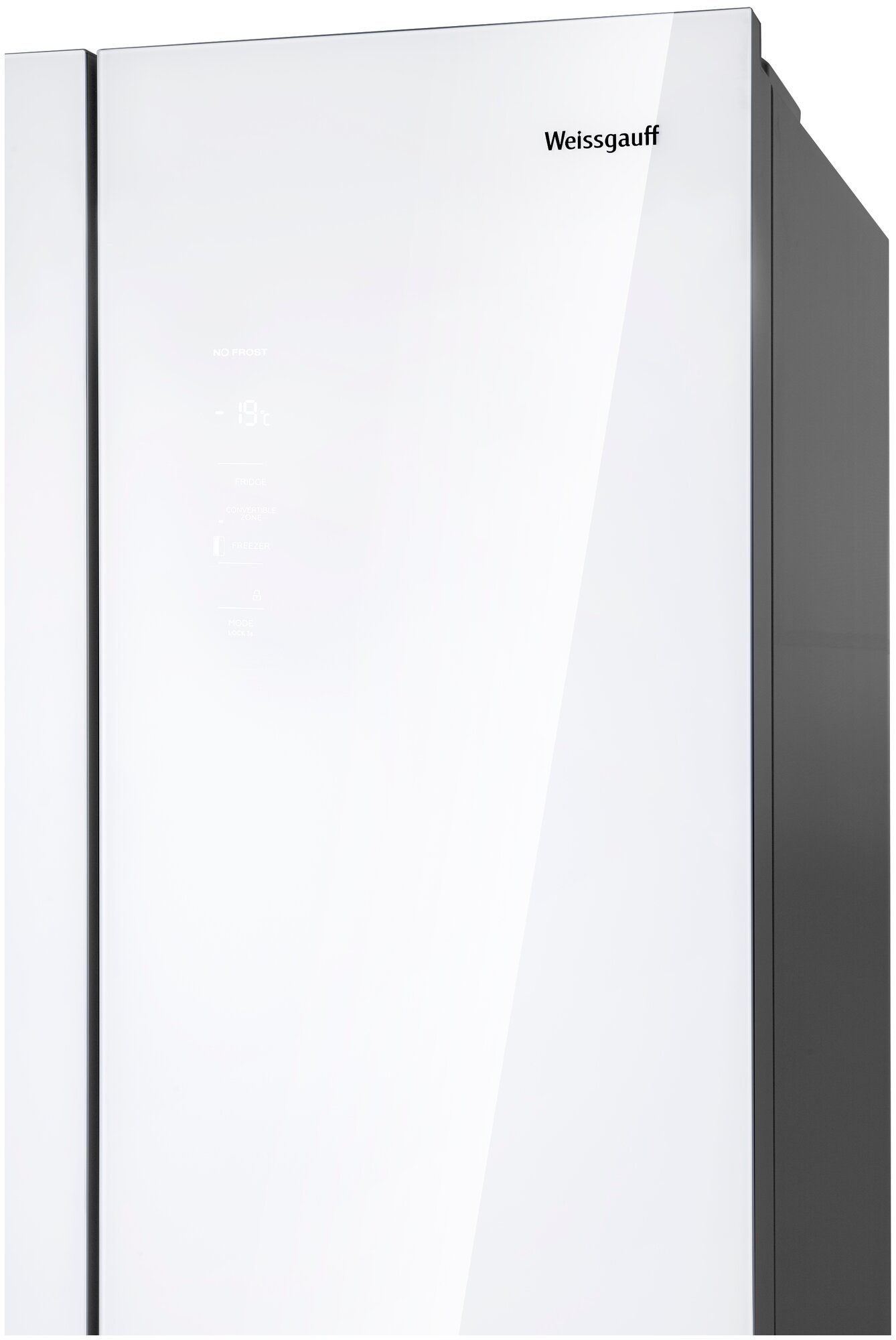 Отдельностоящий холодильник с инвертором Weissgauff WCD 486 NFW - фотография № 7
