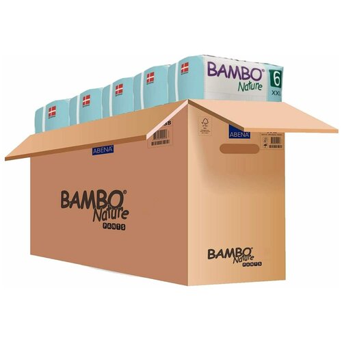 Подгузники-трусики Bambo Nature Premium, XX - большой размер 6 (18+ кг) Case Saver 90 штук