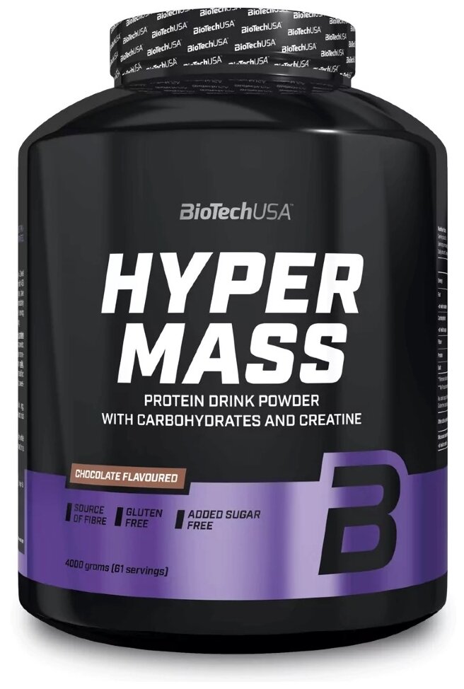 Hyper MASS 4000 gr Bio, 61 порции(й), шоколад