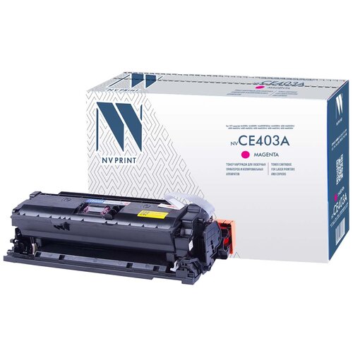 Картридж NV Print CE403A для HP, 6000 стр, пурпурный картридж printlight ce253a ce403a пурпурный для hp