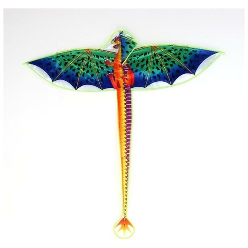 Воздушный змей Дракон, с леской воздушный змей тигр 94х52см нейлон китай