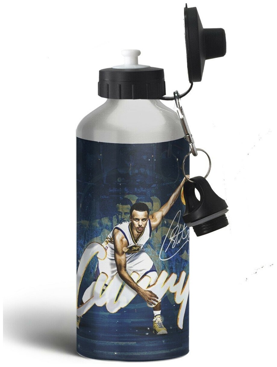 Бутылка спортивная,туристическая фляга, 500мл Спорт Баскетбол Стефен Карри - 203
