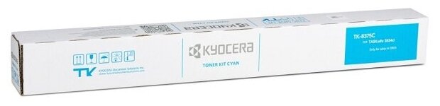 Тонер-картридж KYOCERA TK-8375C оригинальный