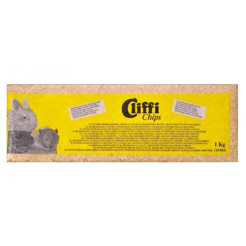 Cliffi Опилки: 100% органик, 14л (Chips) ACRS009, 1 кг