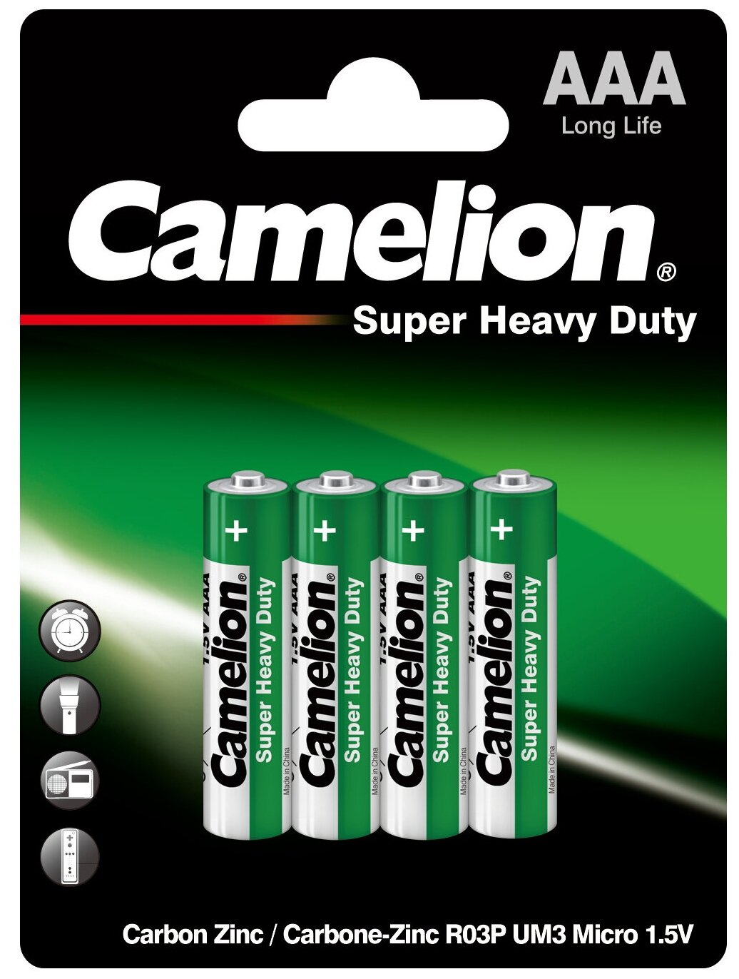 Батарейки Camelion Super heavy Duty ААА 4шт - фото №3