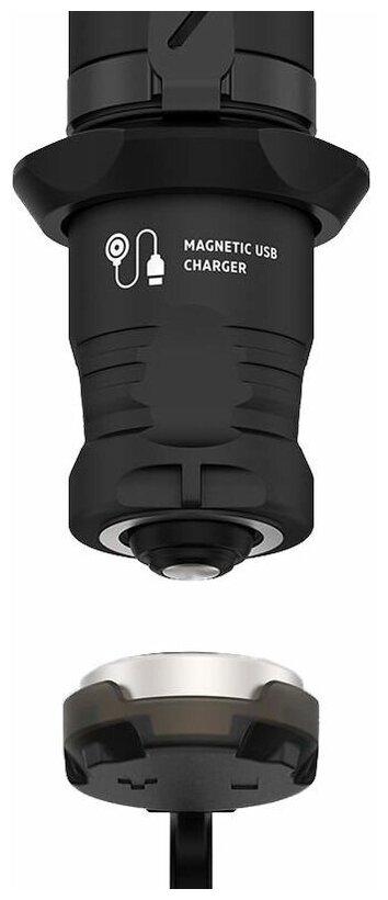 Ручной фонарь ARMYTEK Dobermann Pro Magnet USB, черный / белый [f07501c] - фото №14