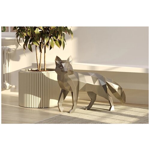 Полигональная фигура Лисичка