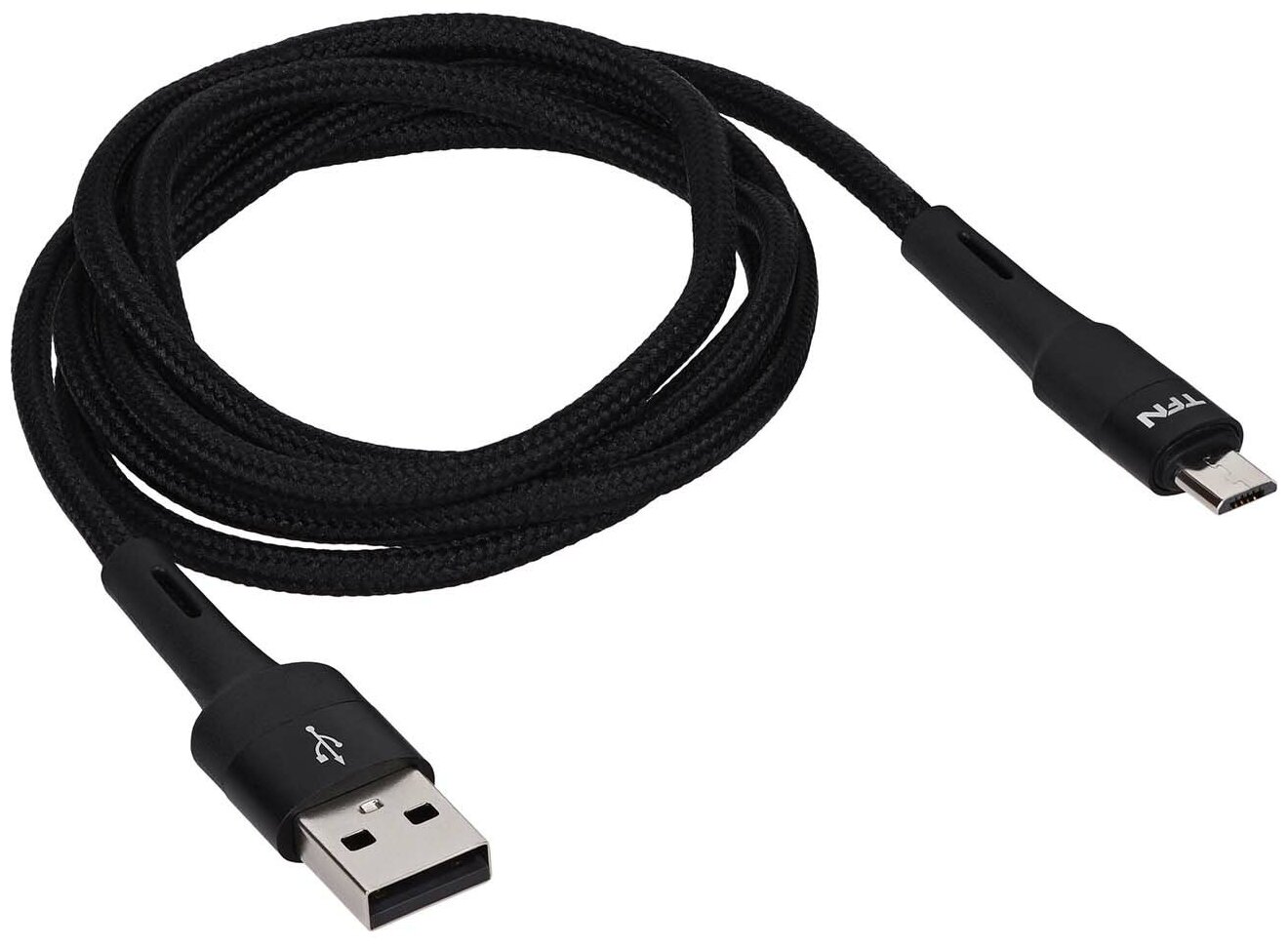 Кабель TFN USB-A/microUSB Envy 1.2m нейлон black