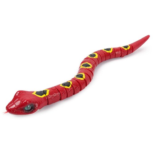 Робот ROBO ALIVE Slithering Snake 7150, змея, красный интерактивные игрушки zuru robo alive змея 7150