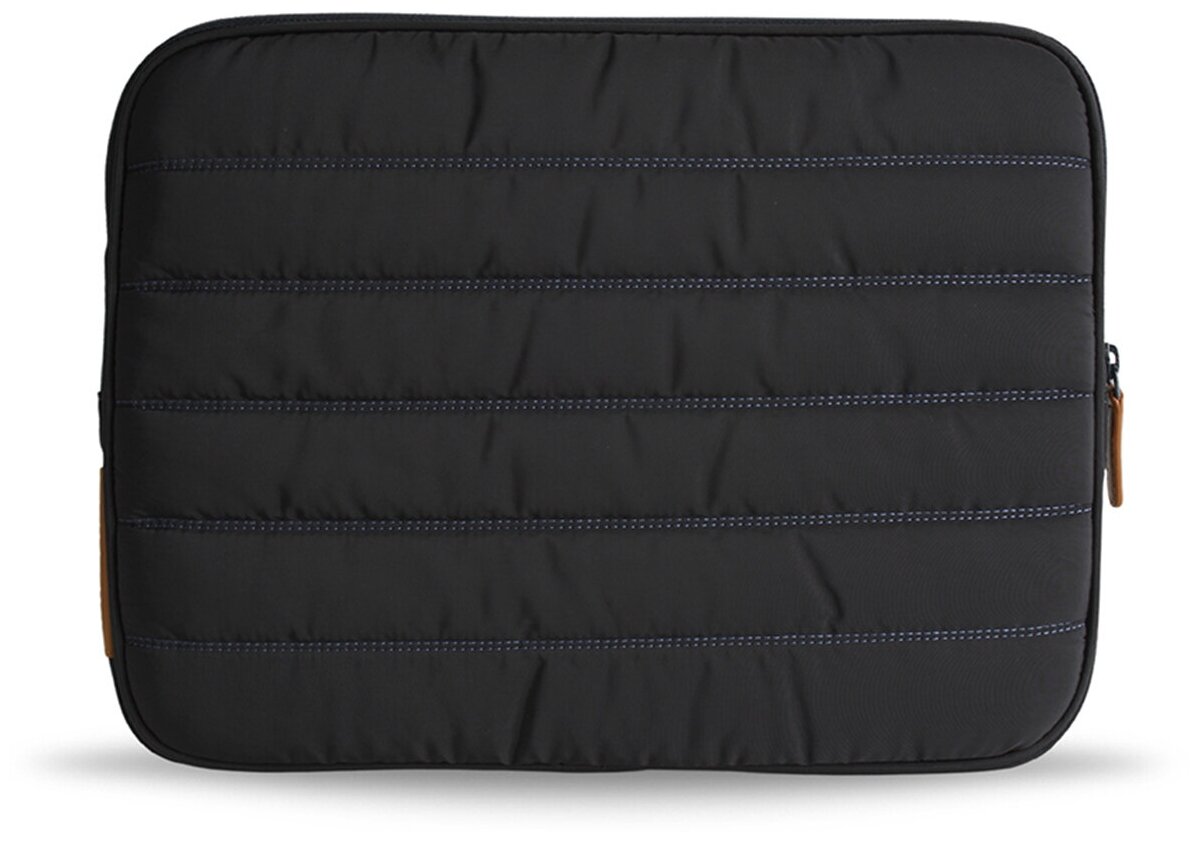 Bustha для Macbook Pro 15/Pro 16 чехол Puffer Sleeve Nylo/Leather (Navy)