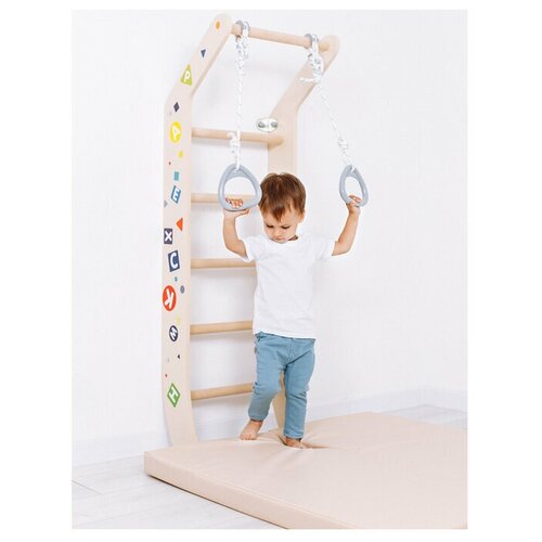 Детский спортивный комплекс Eco 3 Luna, 360 х 480 х 1360 мм, цвет кремовый