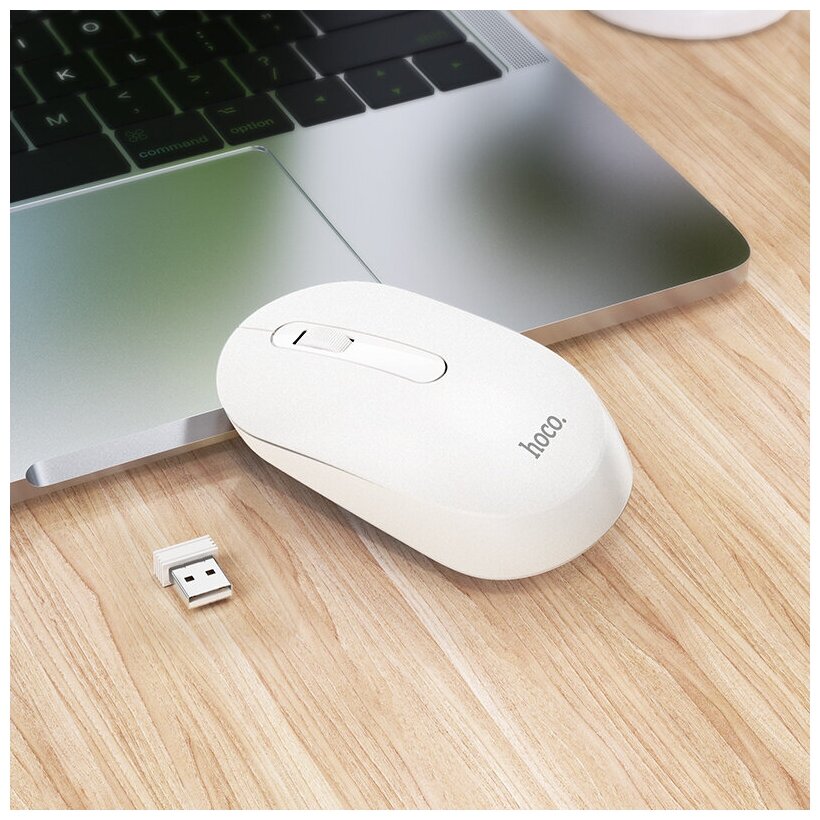 Беспроводная мышь HOCO GM14 белый