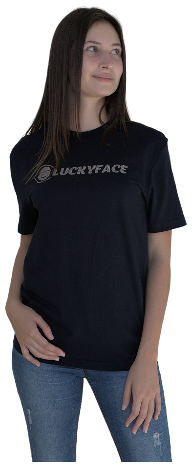 Футболка Luckyface, размер S, черный