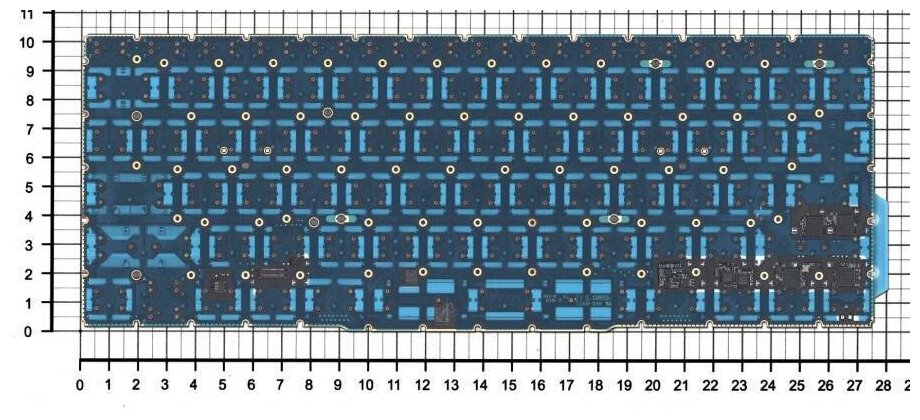 Клавиатура keyboard для ноутбука Apple MacBook Pro 13 Retina A1708 Late 2016 Mid 2017 MLUQ2 MLL42 MPXR2 MPXU2 MPXQ2 черная плоский Enter