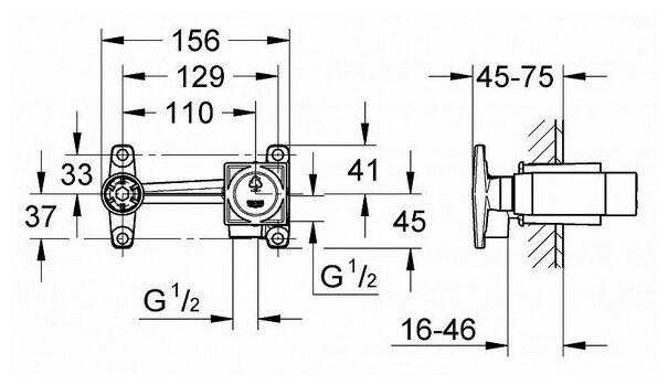 Скрытая часть Grohe - фото №4