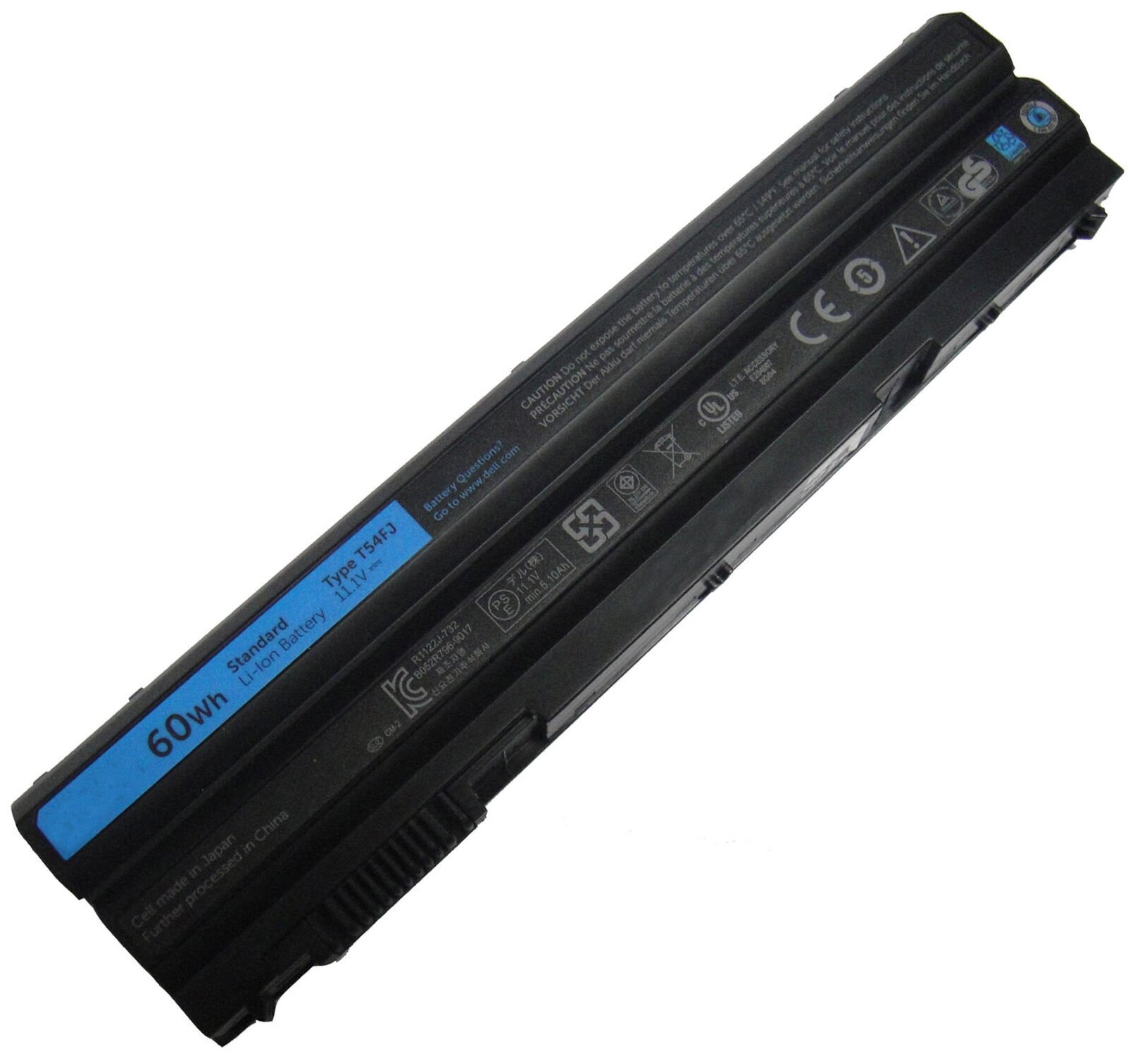 Аккумулятор для Dell E6420 E6430 (11.1V 4400mAh) p/n: 312-1163 312-1242 312-1311 312-1324