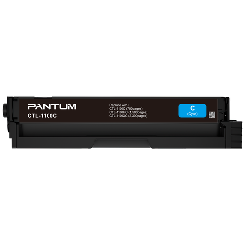 Картридж Pantum CTL-1100HC для CP1100/CM1100, 1500 стр, голубой расходный материал для печати pantum ctl 1100m картридж