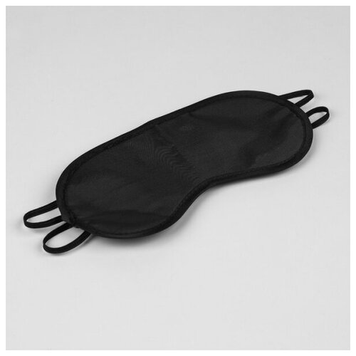 фото Маска для сна и путешествий, 18х8,5 см, цвет черный happy pirate