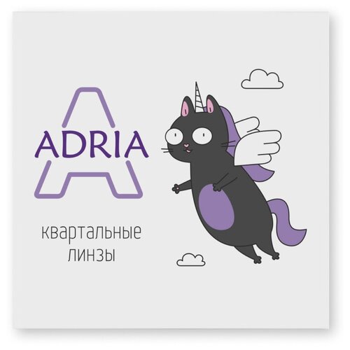 Контактные линзы Adria A, Квартальные, -6,00 / 14 / 8,6 / 2 шт.