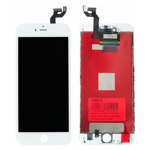 Дисплей для Apple iPhone 6S Plus в сборе с тачскрином и монтажной рамкой , белый дисплей для apple iphone 8 plus в сборе с тачскрином белый aa