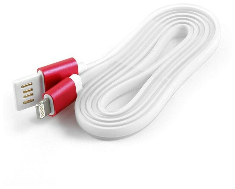 Кабель USB 2.0 AM - Lightning(M) (1м) 8P, силиконовый шнур, разъемы розовый металлик CC-ApUSBr1m Cablexpert