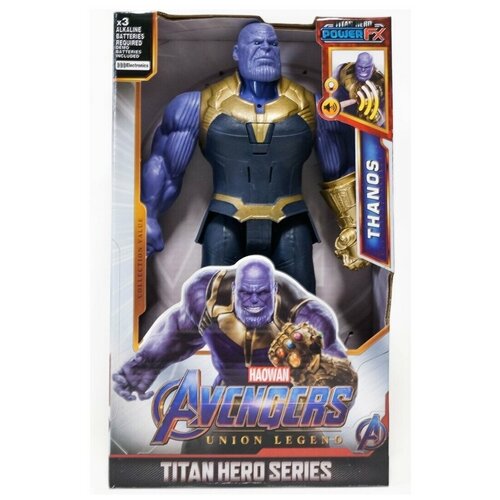 Фигурка супер героя Танос 30см. со световыми и звуковыми эффектами /Titan Hero series Thanos/Фигурка Мстители Танос 30см.