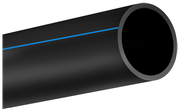 Труба полиэтиленовая питьевая напорная ПНД, диаметр 25 мм, длина 20 м